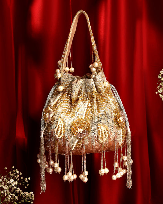 Velvet Bloom Handbag