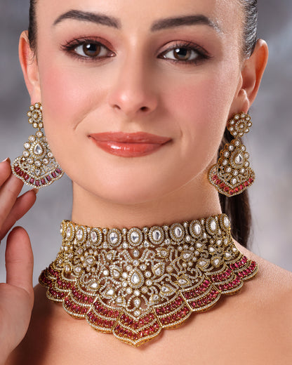 Rani Ruby Choker - Semi Bridal