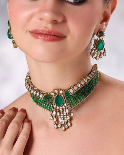 Peacock Splendor Nano Choker