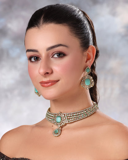 Mint Blush Elegance Necklace Set