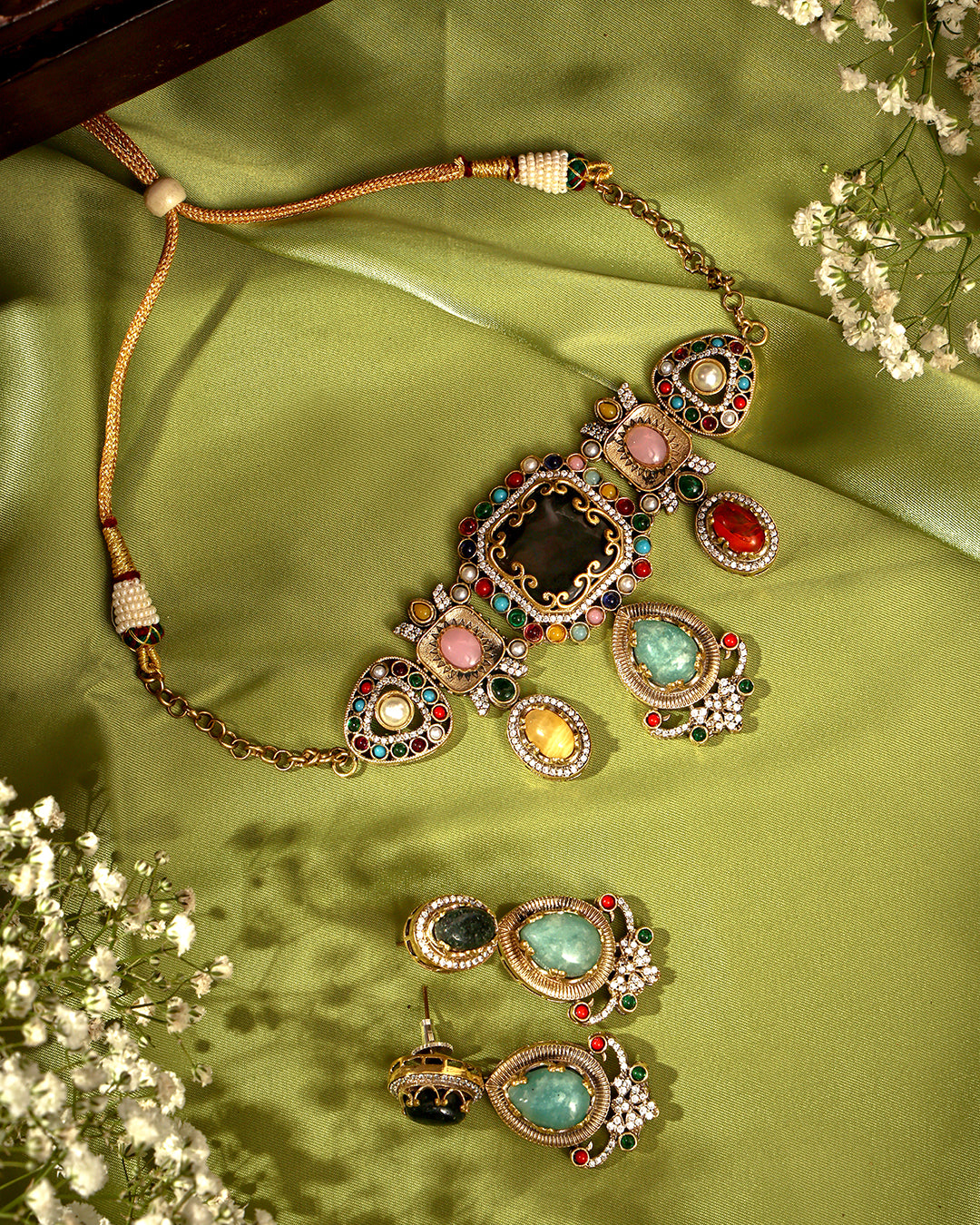 Rangini Multi Stone Choker Set